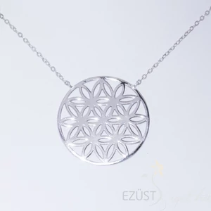 "Az Élet Virága" medálos Nyakék