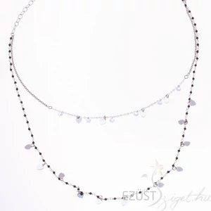 Szívecskékkel Díszített Dupla Nyaklánc