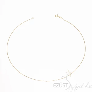 Aranyozott Kocka Nyaklánc