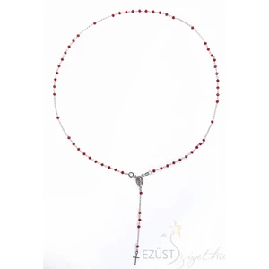 Ezüst Rózsafüzér Ezüst Gyöngyökkel