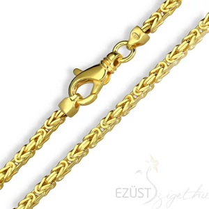 Középvékony Aranyozott Királylánc - Unisex - több méretben 