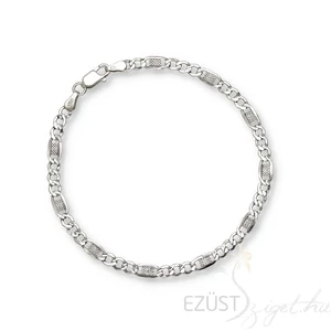 Vésett Mintás Figaro Karlánc- Karcsú