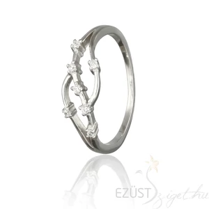 vízfátyol köves gyűrű