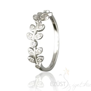 babérág köves gyűrű