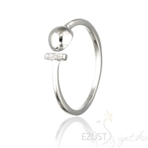 "polo" köves állítható gyűrű