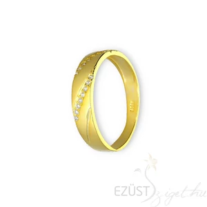 Elegáns Aranyozott Gyűrű