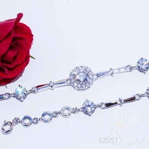 köves ezüst karkötő
