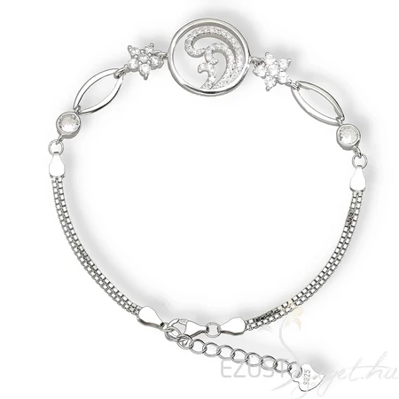 Fodros Hullámok Fénylő Karlánc