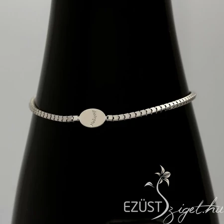 Ezüst Karlánc Medjugorje Medállal