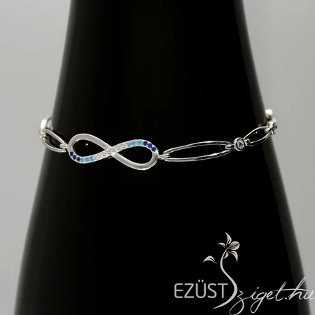 Kék Köves Szikrázó Végtelen Karlánc