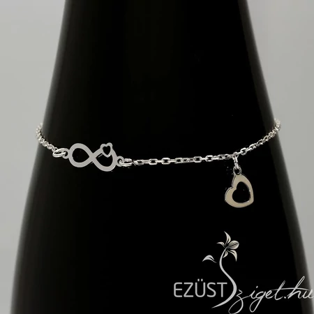 Örök Szeretet Könnyed Ezüst Karlánc