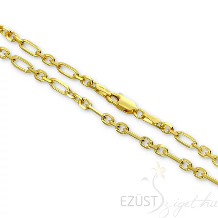 Aranyozott Ezüst Modern Nyaklánc - unisex