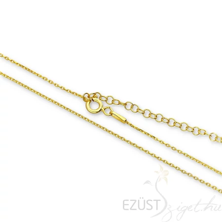 Aranyozott Fénylő Anker Nyaklánc (40+5 cm)