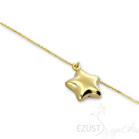 Fénylő Domború Csillag Nyakék