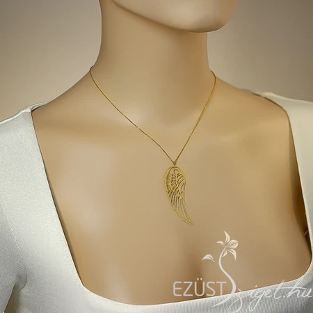 Angyalszárny Aranyozott Nyakék