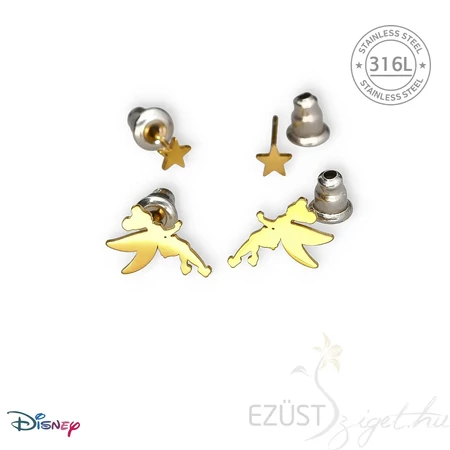 Aranysárga Színű Csingiling Fülbevaló Szett (Disney)