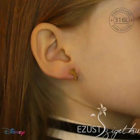 Aranysárga Színű Csingiling Fülbevaló Szett (Disney)