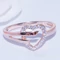 Kis Szív Gyűrű Rose Gold Színben