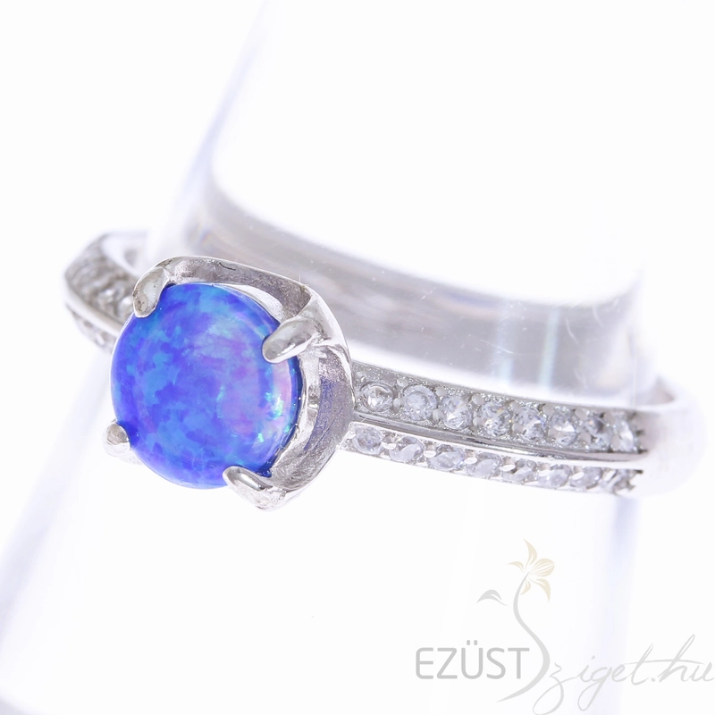 Kék Opálköves Gyűrű