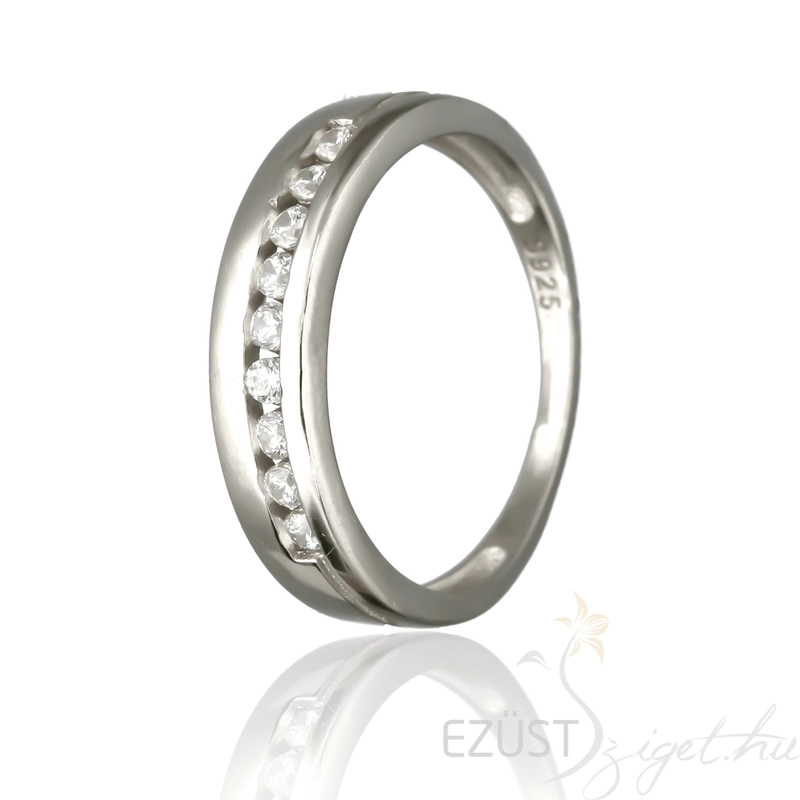 kilencköves ezüst  gyűrű
